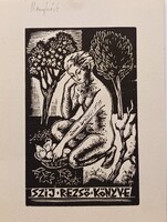 Erotikus Ex ibris gyűjtemény !!! Menyhárt József  1966.