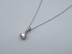 K859 Gyönyörű eredeti  Swarovski nyaklánc hattyú jelzett