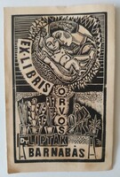 Ex libris - Józsa János - Dr Lipták Barnabás