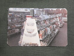 Kártyanaptár,Miskolc ÁFÉSZ,élelmiszer ABC áruház, 1979   (6)