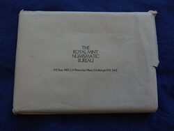 Egyesült Királyság Proof Set 1970 (PS26)-8 darab érme (1/2 Penny-1/2 Crown) utolsó pre-decimális sor