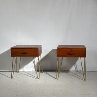 GPlan Quadrille teak éjjeliszekrény mid-century