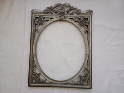 Képkeret 30x22cm ón Seagull Pewter PF310 Canada virágokkal és csengőkkel díszített 700g ónötvözet