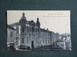 Képeslap, Veszprém,Szt. Anna tér, az irgalmas nővérek intézetével,Fodor Ferenc Veszprém kiadás,1909-