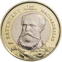 Magyarország 200 Forint 2024 - Batthyány Lajos - verdefényes