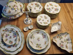 Luxus Herendi Viktória (VBO) Porcelán Étkészlet