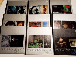 Photography Years 1973-1982 (missing 1976) in English, complete set