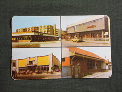 Kártyanaptár,Jászság ÁFÉSZ,Jászberény áruház,ABC élelmiszer üzlet,1981  (6)