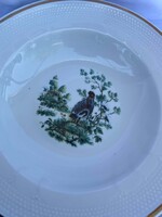 Retro Alföldi porcelán vadász étkészlet – hiányos szett + plusz őzmintás tányér