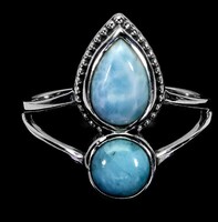 56 os Valodi Larimar 925 Ezust Gyuru