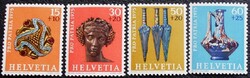 Switzerland 1975 Pro Patria: Archaeology Stamp Series Mint