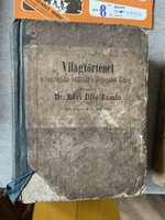 De Edvi Illés László világ történet   regi antik  konyv