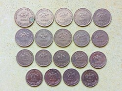 Horvátország 19 db Különböző Érme 1 2 5 Kuna 1993-2013