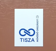Tisza kampány hűtőmágnes