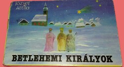 Régi József Attila : Betlehemi királyok - leporello - képes könyv képek szerint KELTA KFT