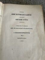 Gróf Batthyány Lajos Zichy Antónia verses konyv  antik regi konyv