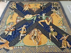 Hermès silk scarf: Les Ballets Russes, designed by Annie Faivre in 1996
