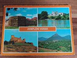 Zempléni várak,  osztott lap, használt