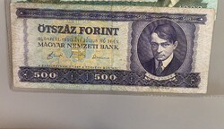 500 forintos, Ady Endre portréjával, 1990-es kibocsátású