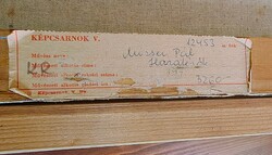 Mizser Pál (1941-2021): Hazatérők, 1977 - Képcsarnok címkés, nagy méret!