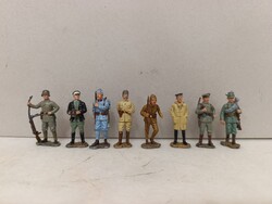 Ólomkatona 8 darab ólom katona I. világháború harcos 1 vh military 452 6736