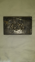 Vintage Hans Jensen ezüstözött cigarettatartó az 1940-es évekből  T