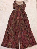 Women's Theater Costume-Set Vintage Renaissance, Victorian? Women's S Size Outfit, Pants+Vest