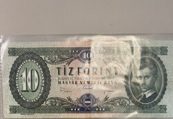 Petőfi 10 forint papírpénz 1969