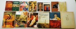 13 db művészeti könyv és album egyben – Dali, festészet, akt, absztrakt művészet