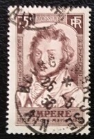 Fr313p / Franciaország 1936 André Marie Ampéres bélyeg pecsételt