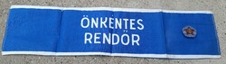 Önkéntes rendőr karszalag + jelvény