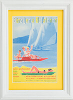 Béreljen a Balatonon! - villamosplakát