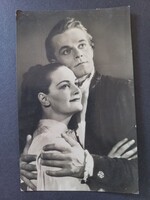 Régi képeslap Tolnay Klárés Darvas Iván "Romeo és Julia" 1966