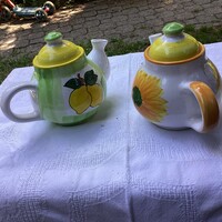 Garai Ceramics Factory Hódmezővásárhely 0.7-liter ceramic tea pot