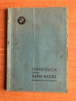 BMW R2-R3-R4 eredeti, állapotban, kezelési és használati utasítás 1936-os