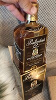 Ballantine's 12 Years Old Whisky Whiskey – 1970-80-as évek – Gyűjtői darab, dobozzal Ballantines