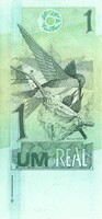 1 real 1995-97 Kolibri madár Brazilia 35. signo Gyönyörű