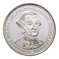 Magyarország Keresztény Királyai II. József 1780-1790 emlékérem 20g Ag333