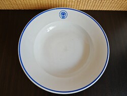Retro Zsolnay porcelán mélytányér A133