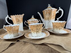 Antique Beautiful and Rare Prussia Art Nouveau Tea Set