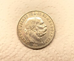 Ferenc József 5 korona értékű 900 régi ezüstérme Körmöcbánya 1909.