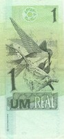 1 real 1999 Kolibri madár Brazilia 39. signo 2. Gyönyörű