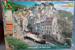 Jigsaw Puzzle 2000 darabos olasz tengerpart - igazi kihívás