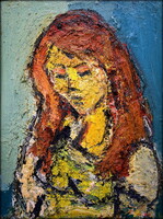 Konfár Gyula (1933–2008) VÖRÖS HAJÚ LÁNY