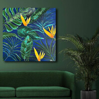 JMModernAbstract JUNGLE TOUR 2. 80x80 cm-es modern kortárs festmény