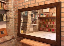 Antique Biedermeier Wall Mirror