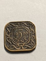 Suriname 5 cent 1966