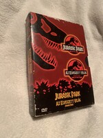 Jurassic Park 1-2. díszdobozos DVD-szett.