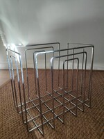 Két Mid-century design jelzett  újságtartó együtt