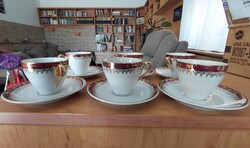 PM Martinroda 6 személyes német porcelán kávés készlet
